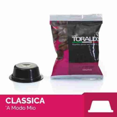 Toraldo Caffè 100 Capsule Miscela Classica Compatibile Lavazza A Modo Mio