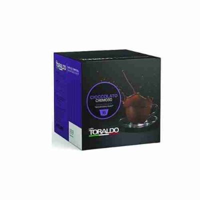 Toraldo 16 Capsule Caffè Miscela Cioccolato Cremoso Compatibile Dolce Gusto
