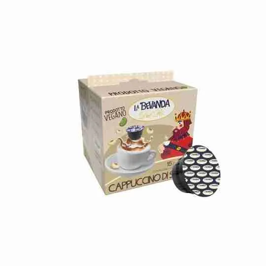 15 Capsule Compatibili con Dolce Gusto Miscela Cappuccino di Soia La Bevanda Del Rè