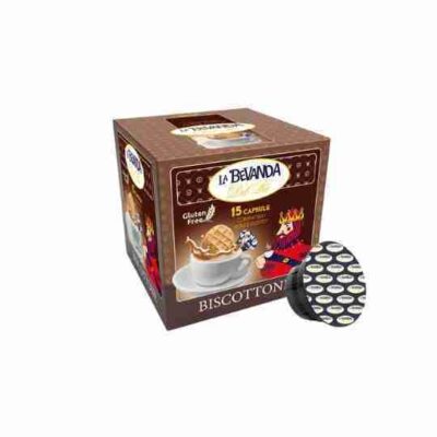15 Capsule Compatibili con Dolce Gusto Miscela Biscottone La Bevanda Del Rè