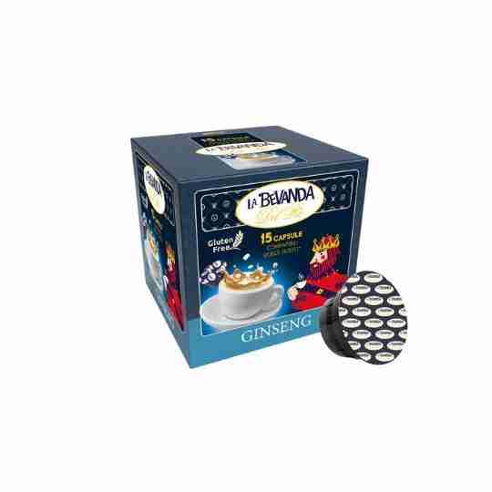 15 Capsule Compatibili con Dolce Gusto Miscela Ginseng La Bevanda Del Rè