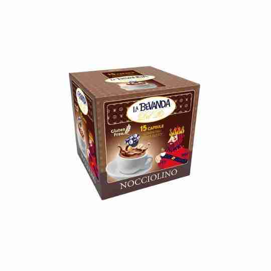 15 Capsule Compatibili con Dolce Gusto Miscela Nocciolino La Bevanda Del Rè