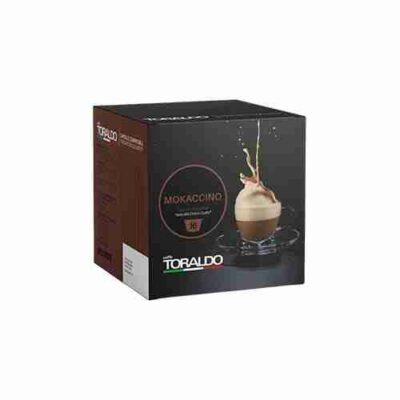 Toraldo 16 Capsule Caffè Miscela Mokaccino Compatibile Dolce Gusto