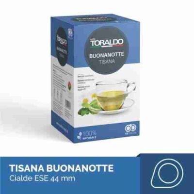 18 Cialde Caffè ESE 44mm Miscela Tisana Buonanotte Toraldo