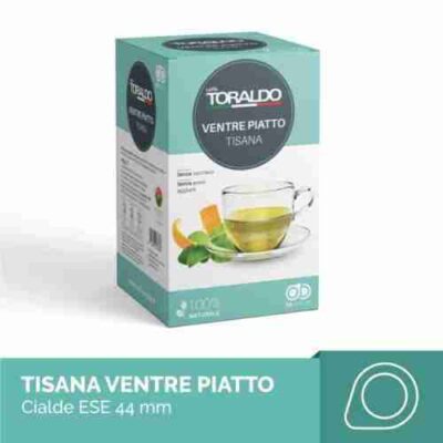 18 Cialde Caffè ESE 44mm Miscela Tisana Ventre Piatto Toraldo