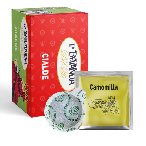 20 Cialde Caffè ESE 44mm Infuso Camomilla La Bevanda del Rè - immagine 3