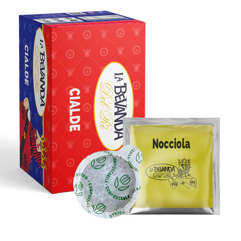 20 Cialde Caffè ESE 44mm Miscela Nocciola La Bevanda del Rè - immagine 3