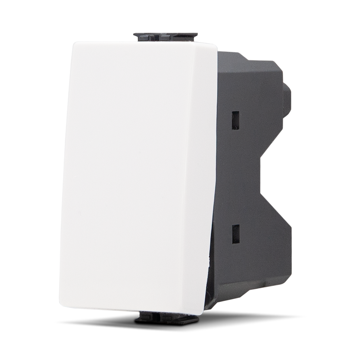 Pulsante Unipolare (10A-250V) Bianco Mapam Compatibile con Matix