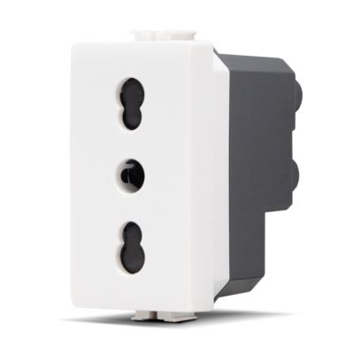 Presa Bivalente (16A-250V) Bianco Mapam Compatibile con Matix