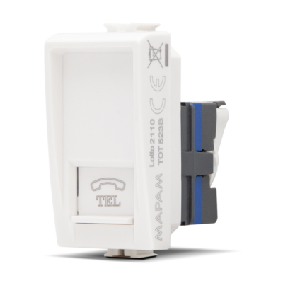 Presa Telefono Bianco Mapam Compatibile con Matix