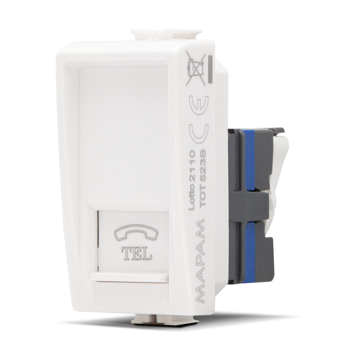 Presa Telefono Bianco Mapam Compatibile con Matix