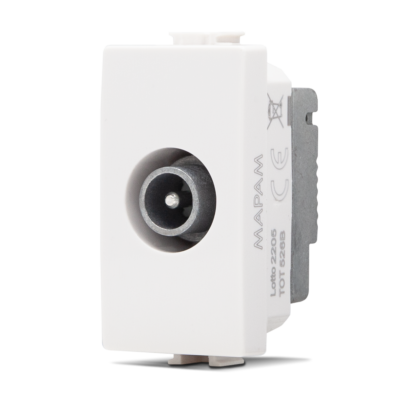 Presa TV Derivata Bianco Mapam Compatibile con Matix