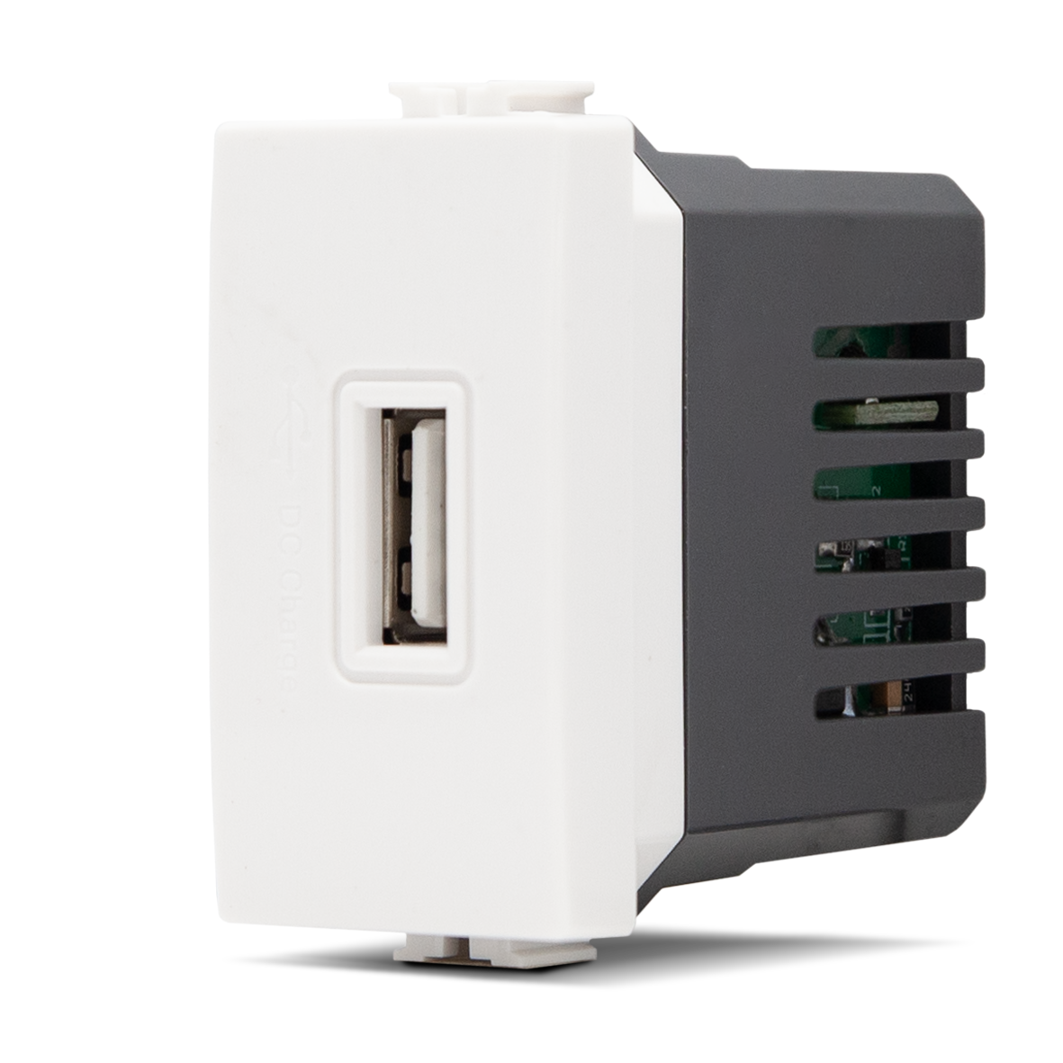 Presa USB 5V 2A 265V Bianco Mapam Compatibile con Matix