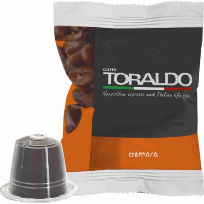 Toraldo Caffè 100 Capsule Miscela Cremosa Compatibile Nespresso