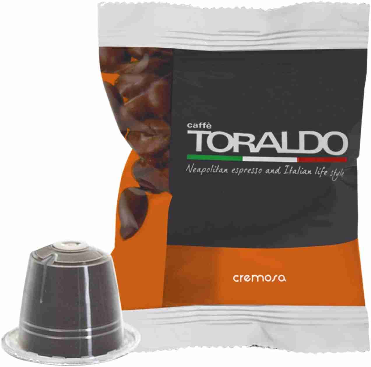 Toraldo Caffè 100 Capsule Miscela Cremosa Compatibile Nespresso