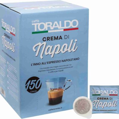 150 Cialde Caffè ESE 44mm Miscela Crema di Napoli Toraldo