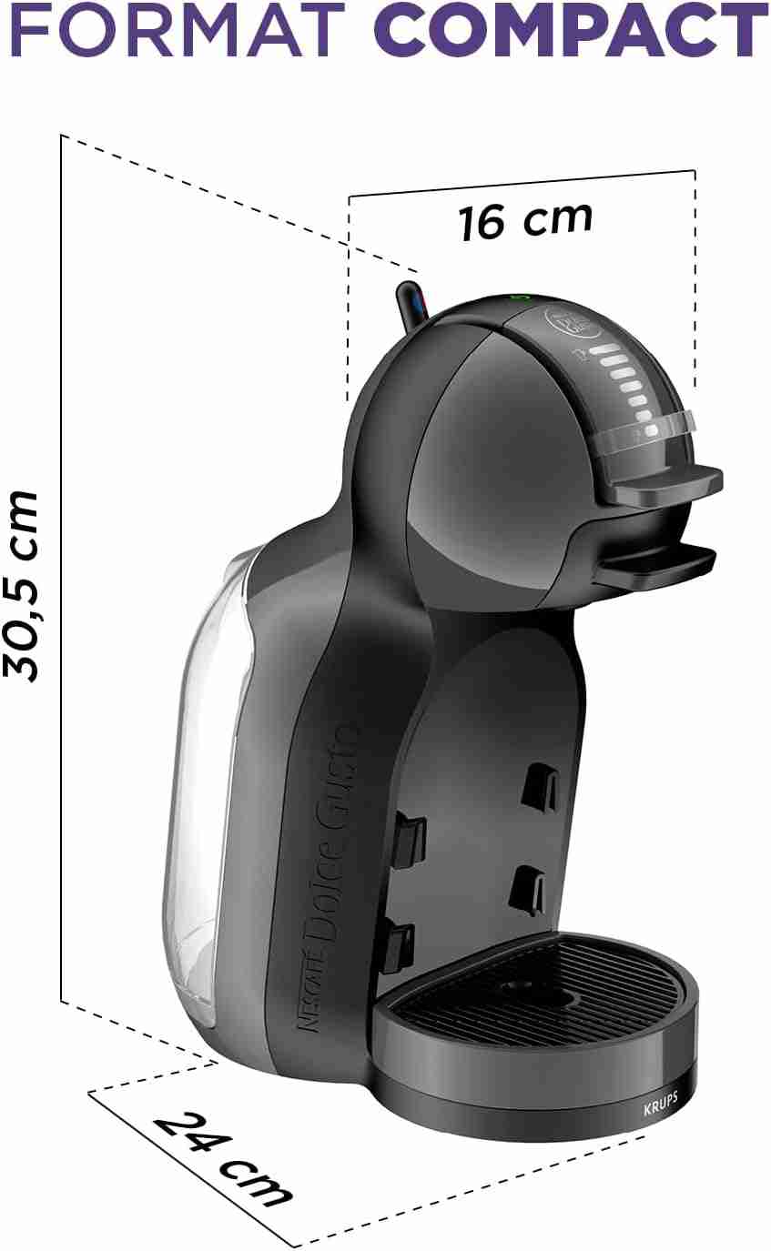 Krups Mini Me KP1238 Macchina Automatica per Caffè a Capsule 0,8 L Compatibile con Dolce Gusto - immagine 3