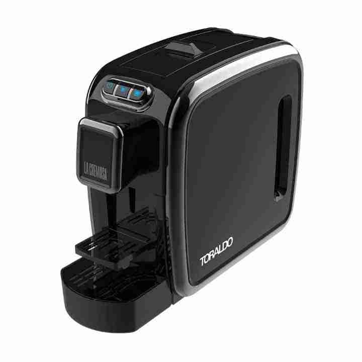 Macchina da Caffè a Cialde Ese 44 mm Toraldo La Cremosa Nera + 50 Cialde Toraldo Miscela Cremosa In Omaggio - immagine 2