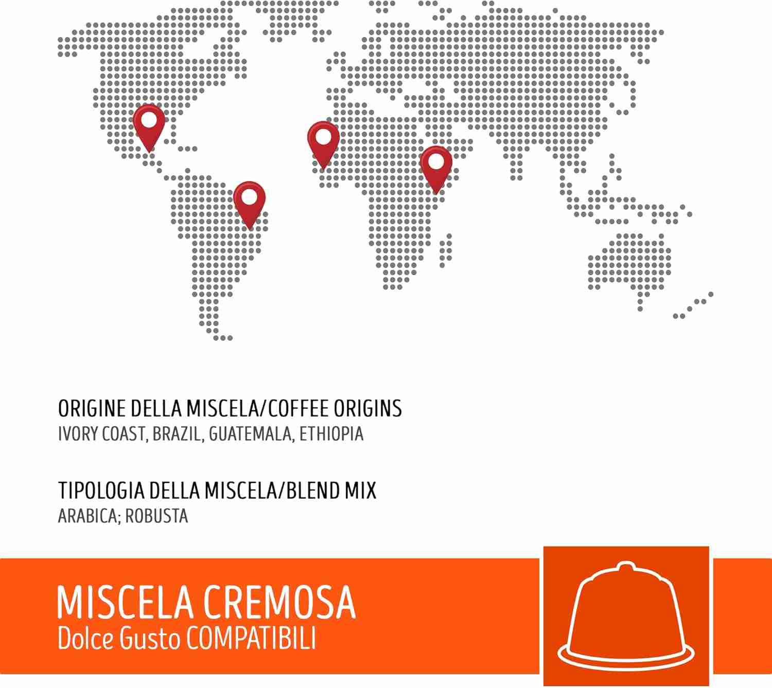 100 Capsule Toraldo Caffè Miscela Cremosa Compatibile Dolce Gusto - immagine 11