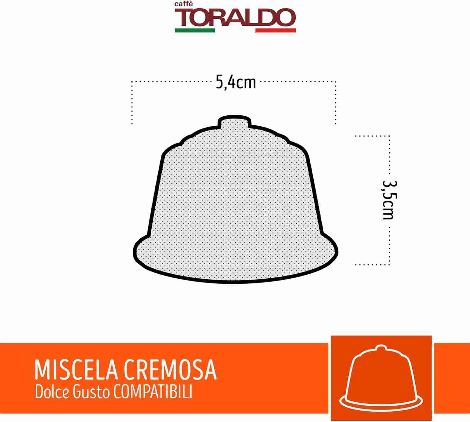 100 Capsule Toraldo Caffè Miscela Cremosa Compatibile Dolce Gusto - immagine 9