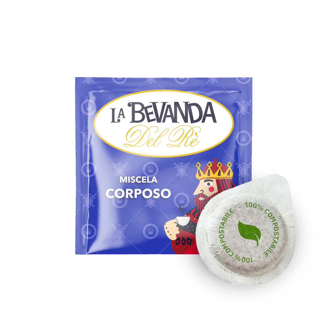 150 Cialde Caffè ESE 44mm, Miscela Corposa Espresso Reale Napoletano La Bevanda del Rè - immagine 2