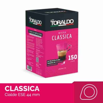150 Cialde Caffè ESE 44mm Miscela Classica Toraldo