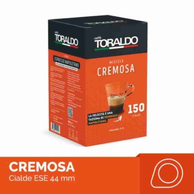 150 Cialde Caffè ESE 44mm Miscela Cremosa Toraldo