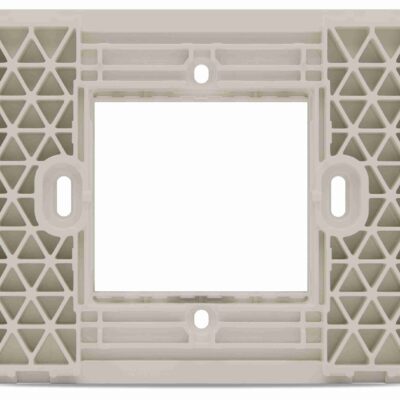 Supporto 2 Posti Sabbia Mapam Compatibile con Bticino Living Now