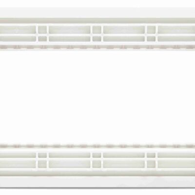 Supporto 4 Posti Bianco Mapam Compatibile con Bticino Living Now