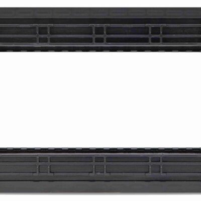 Supporto 4 Posti Nero Mapam Compatibile con Bticino Living Now