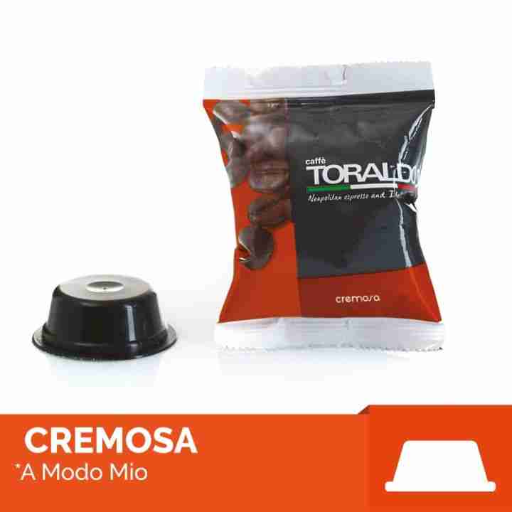 Toraldo Caffè 100 Capsule Miscela Cremosa Compatibile Lavazza A Modo Mio